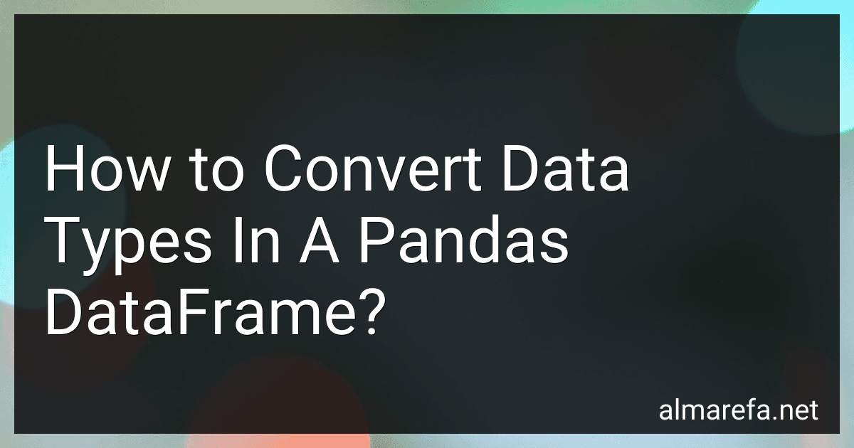 How to Convert Data Types In A Pandas DataFrame? image