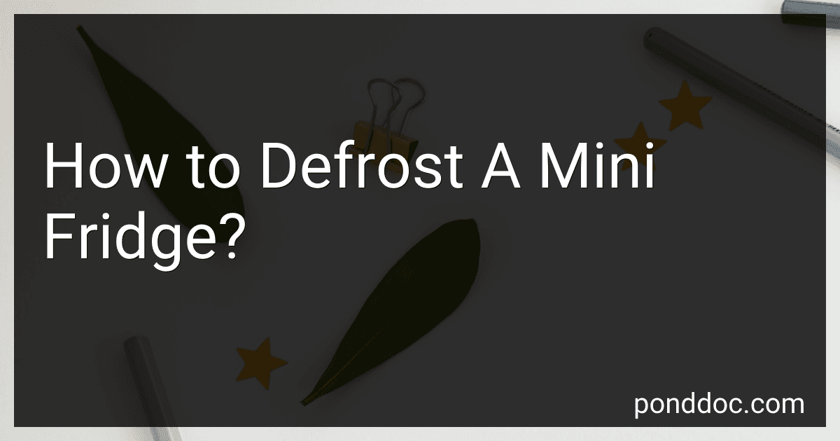 How to Defrost A Mini Fridge? image