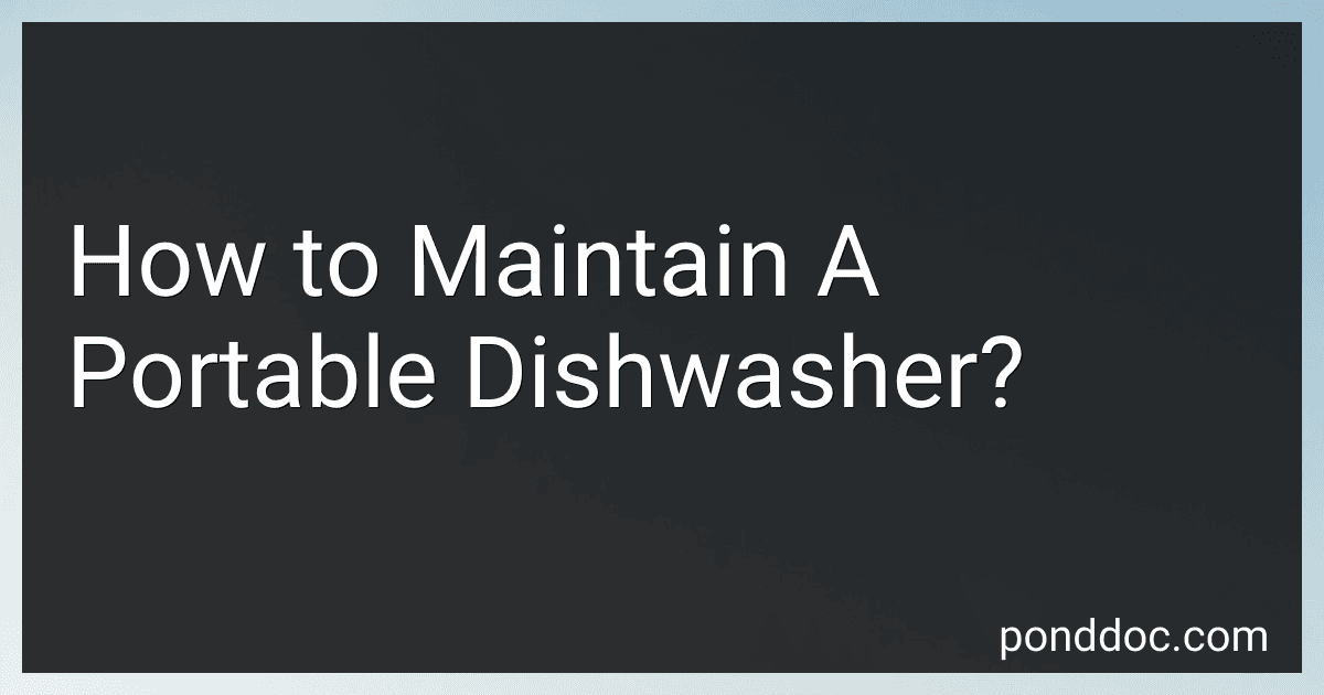 How to Maintain A Portable Dishwasher? image