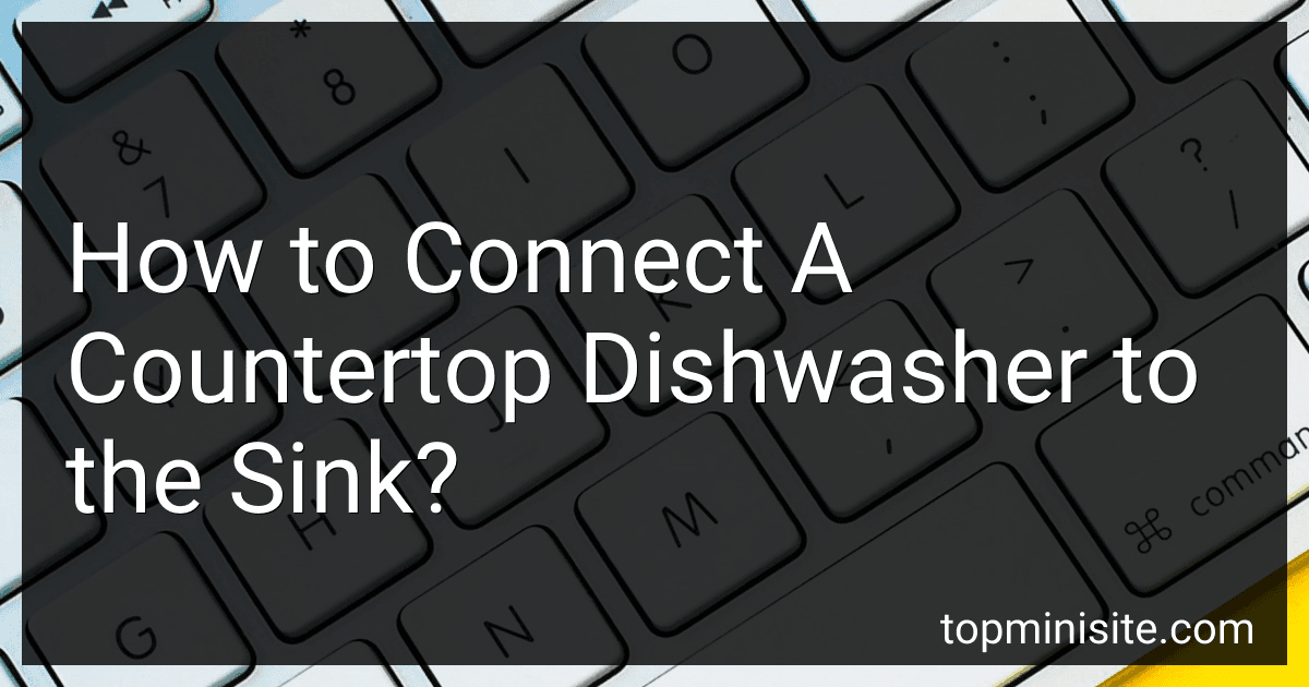 How to Connect A Countertop Dishwasher to the Sink? image