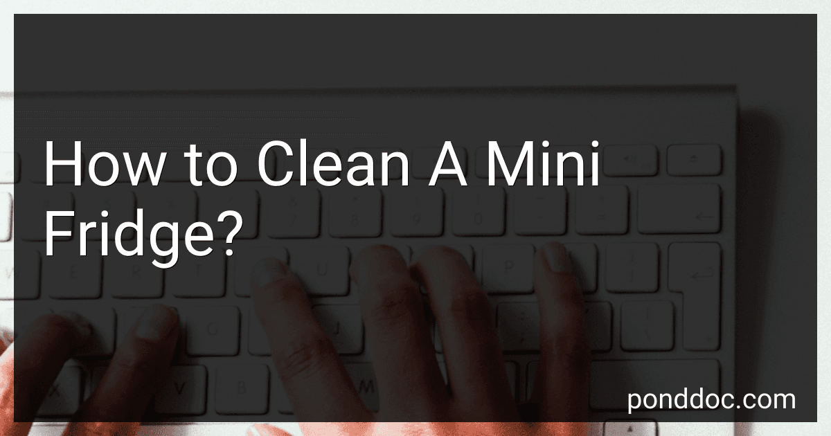 How to Clean A Mini Fridge? image