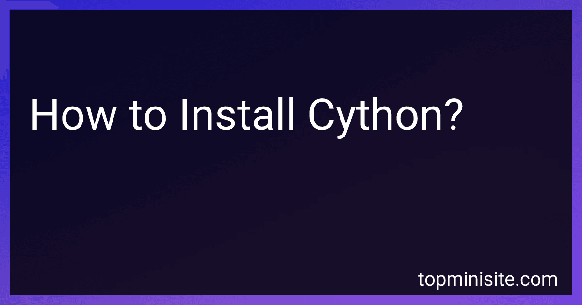 How to Install Cython? image