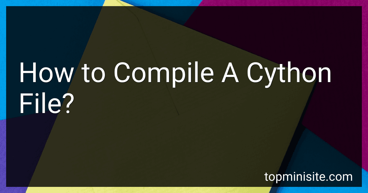 How to Compile A Cython File? image
