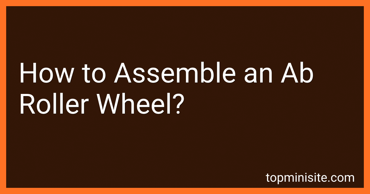 How to Assemble an Ab Roller Wheel? image