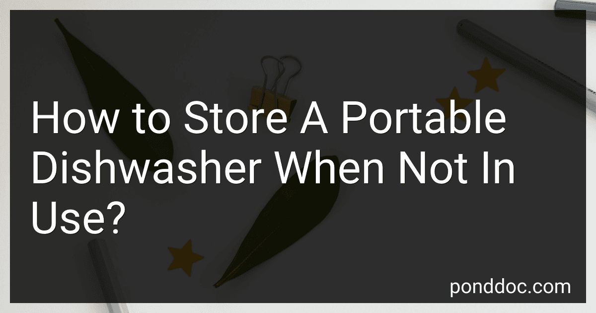 How to Store A Portable Dishwasher When Not In Use? image