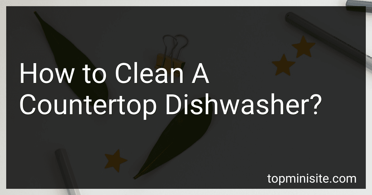 How to Clean A Countertop Dishwasher? image