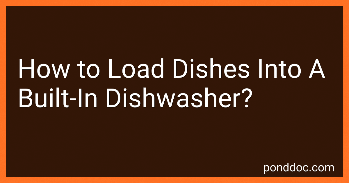 How to Load Dishes Into A Built-In Dishwasher? image