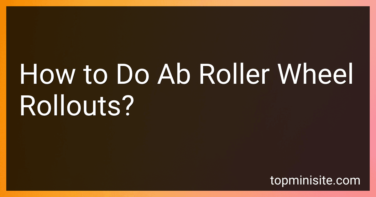 How to Do Ab Roller Wheel Rollouts? image