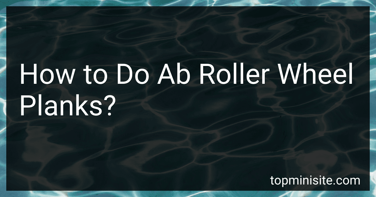 How to Do Ab Roller Wheel Planks? image