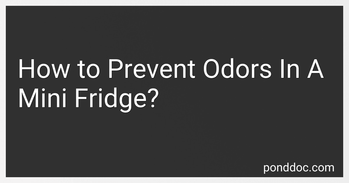 How to Prevent Odors In A Mini Fridge? image