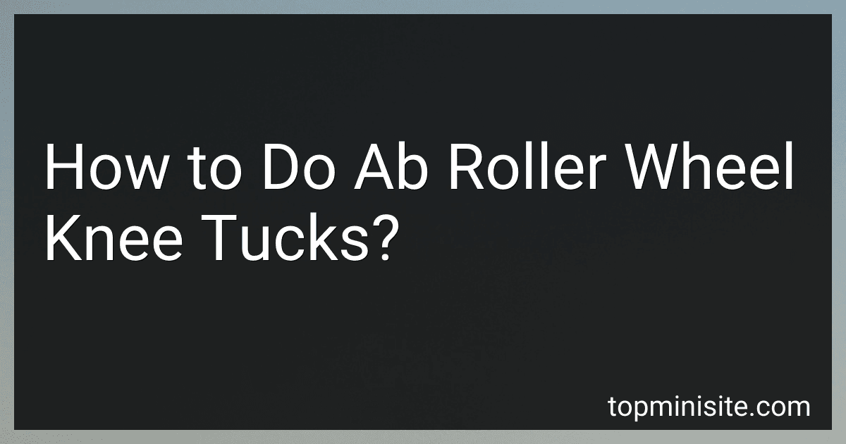 How to Do Ab Roller Wheel Knee Tucks? image