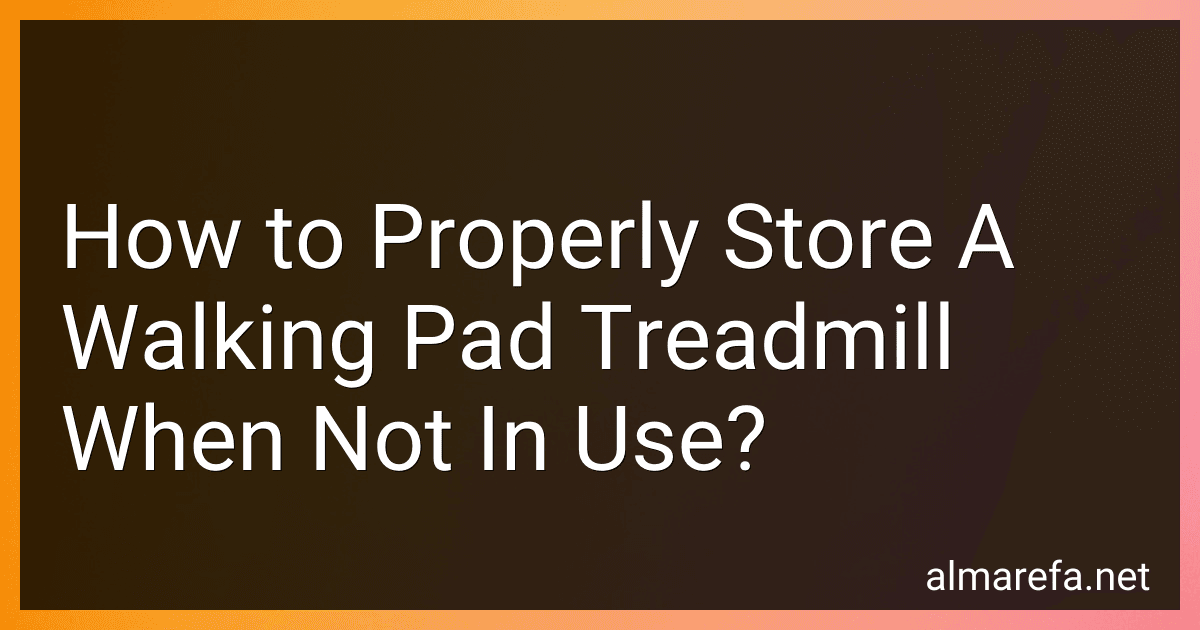 How to Properly Store A Walking Pad Treadmill When Not In Use? image
