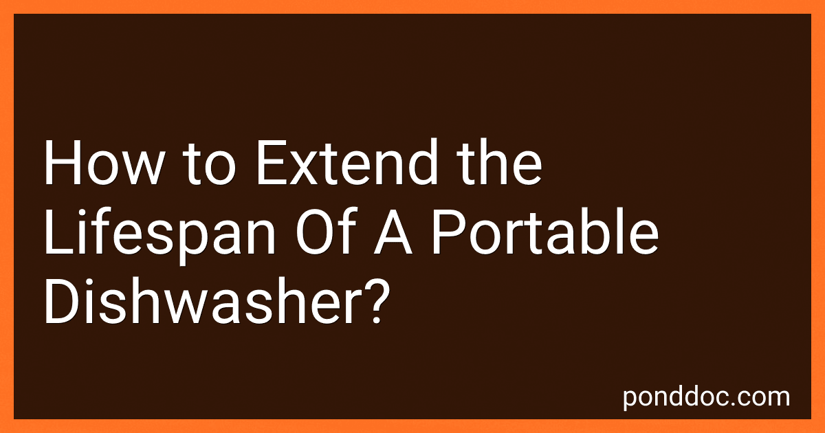 How to Extend the Lifespan Of A Portable Dishwasher? image