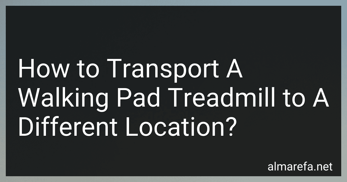 How to Transport A Walking Pad Treadmill to A Different Location? image