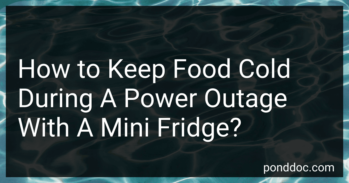 How to Keep Food Cold During A Power Outage With A Mini Fridge? image