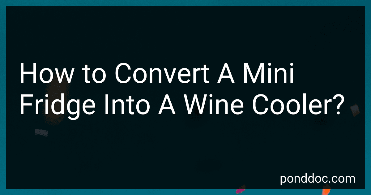 How to Convert A Mini Fridge Into A Wine Cooler? image