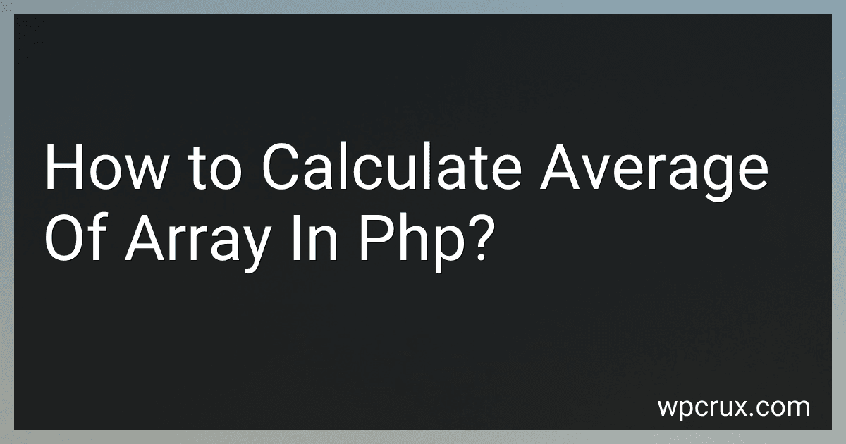 How to Calculate Average Of Array In Php? image