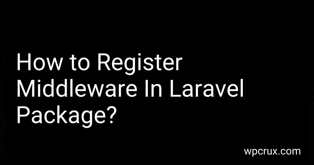 How to Register Middleware In Laravel Package? image