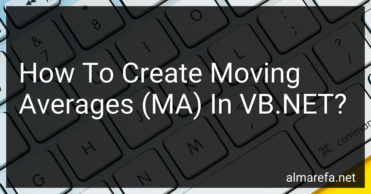 How To Create Moving Averages (MA) In VB.NET? preview