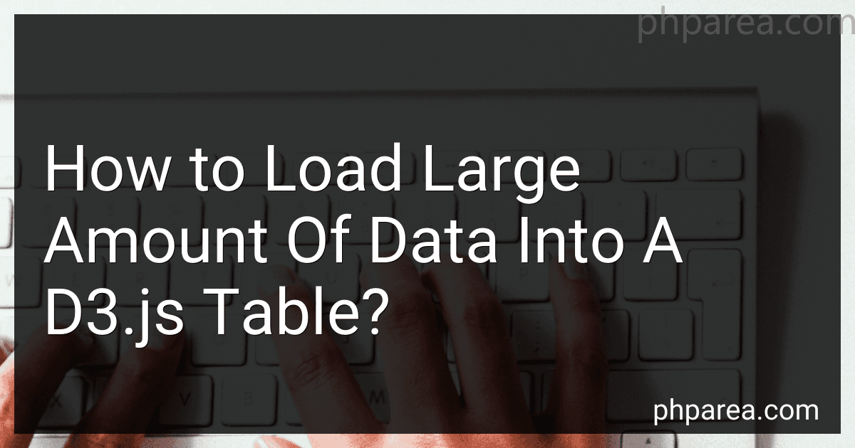 How to Load Large Amount Of Data Into A D3.js Table? image