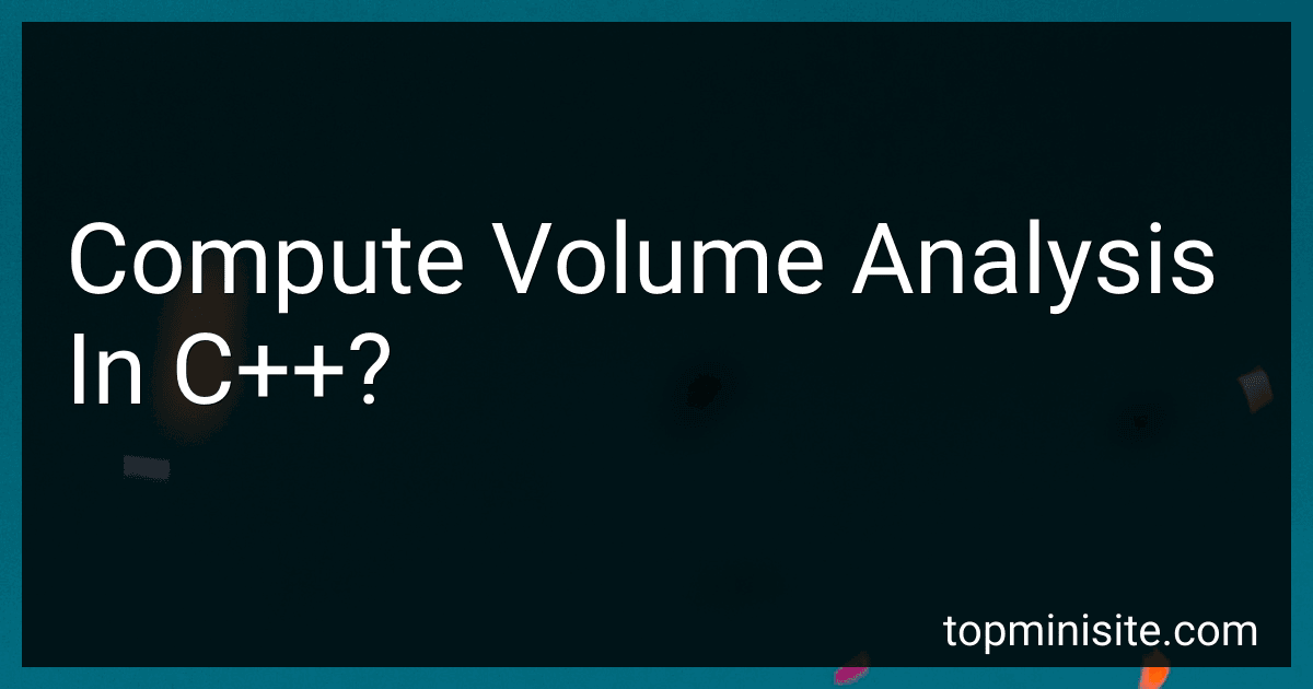 Compute Volume Analysis In C++? image