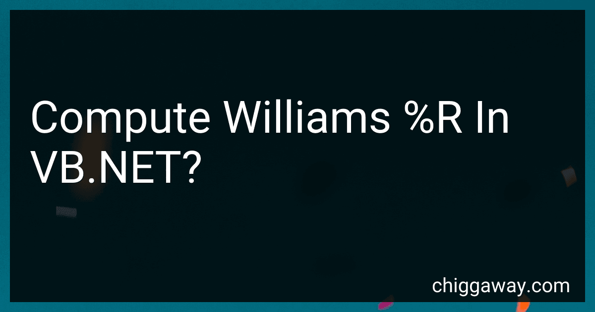 Compute Williams %R In VB.NET? preview