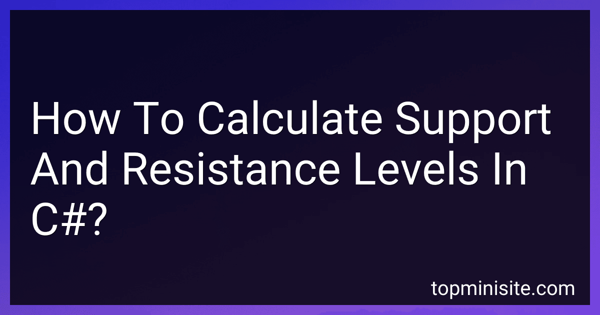 How To Calculate Support And Resistance Levels In C#? image