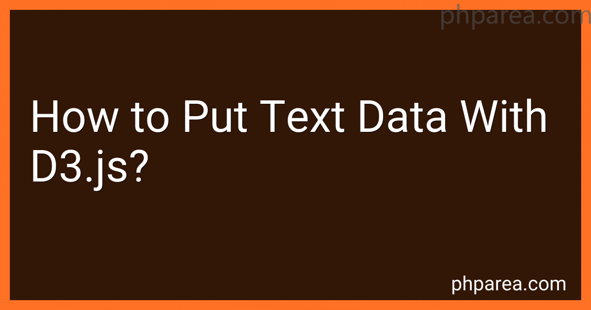 How to Put Text Data With D3.js? image
