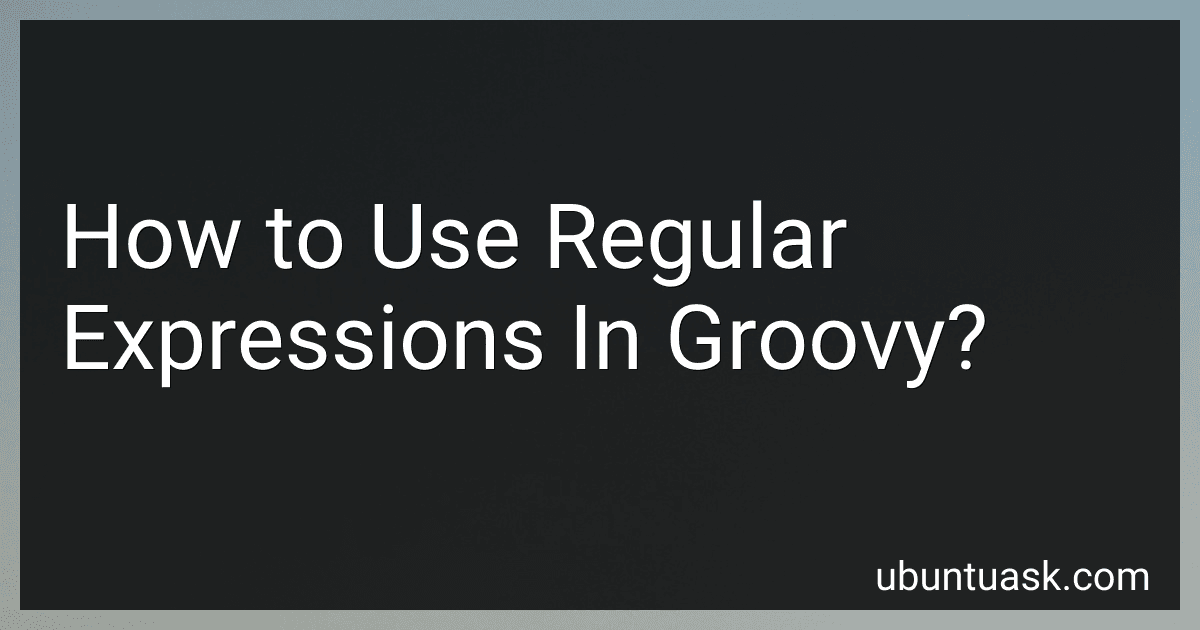 How to Use Regular Expressions In Groovy? image