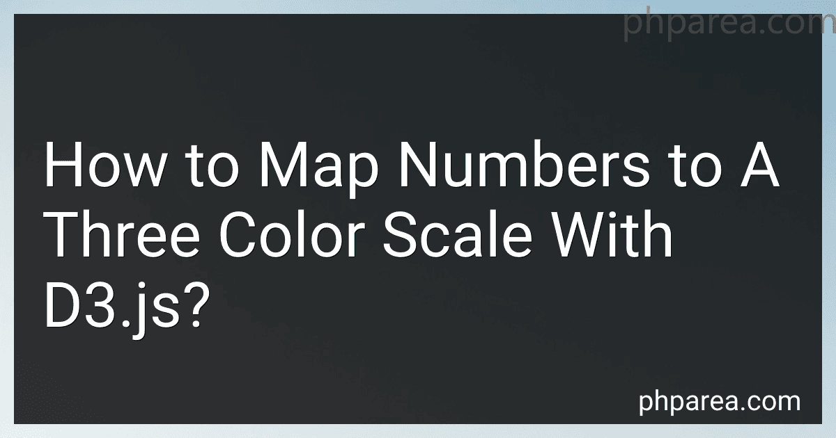 How to Map Numbers to A Three Color Scale With D3.js? image