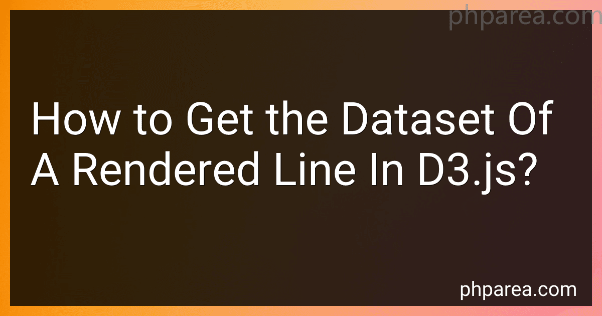 How to Get the Dataset Of A Rendered Line In D3.js? image