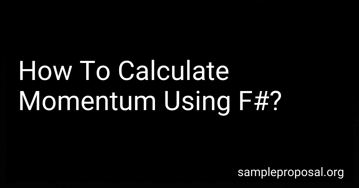 How To Calculate Momentum Using F#? image