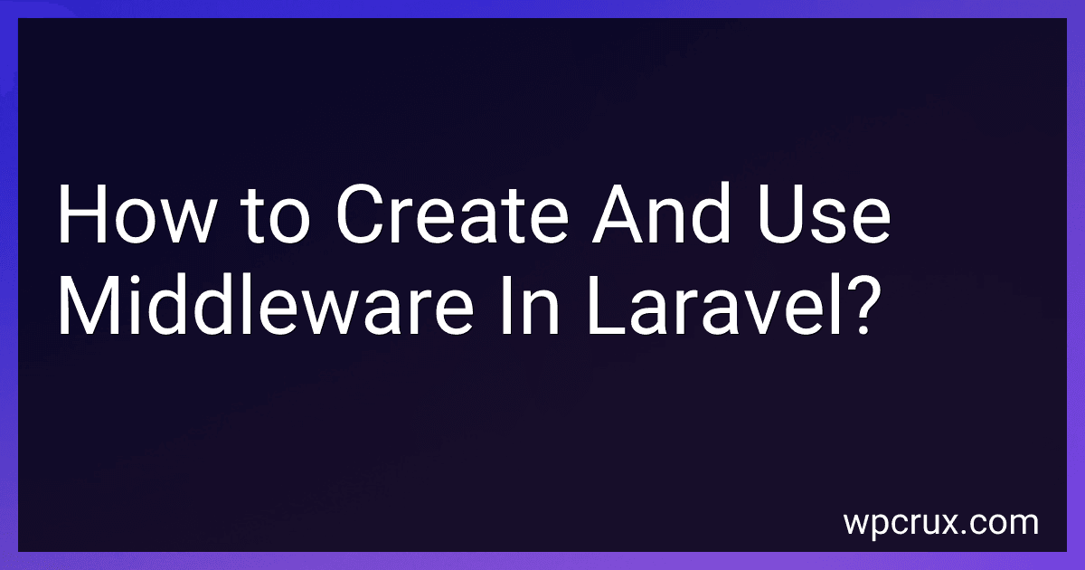 How to Create And Use Middleware In Laravel? image