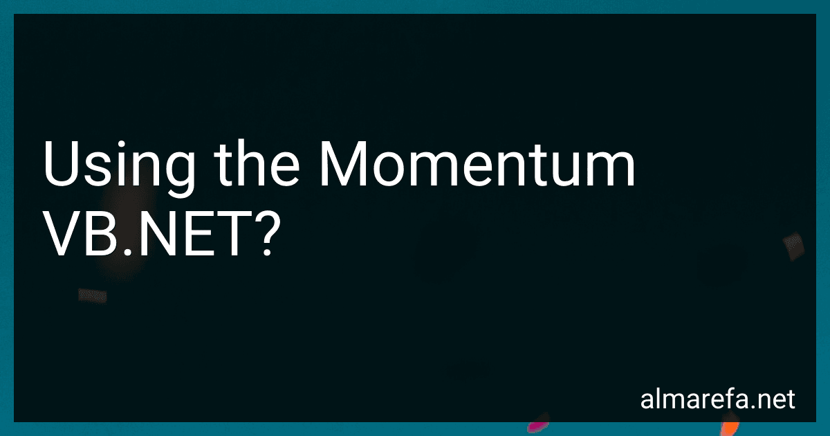 Using the Momentum VB.NET? image