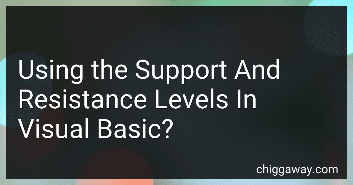 Using the Support And Resistance Levels In Visual Basic? preview