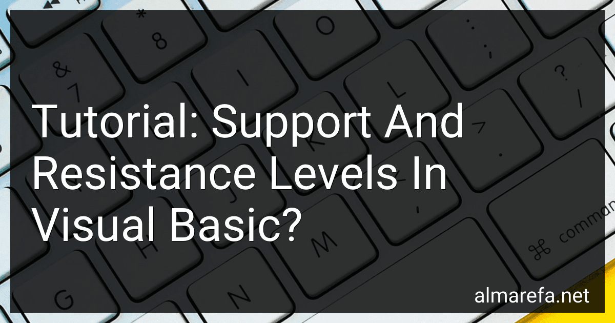 Tutorial: Support And Resistance Levels In Visual Basic? image