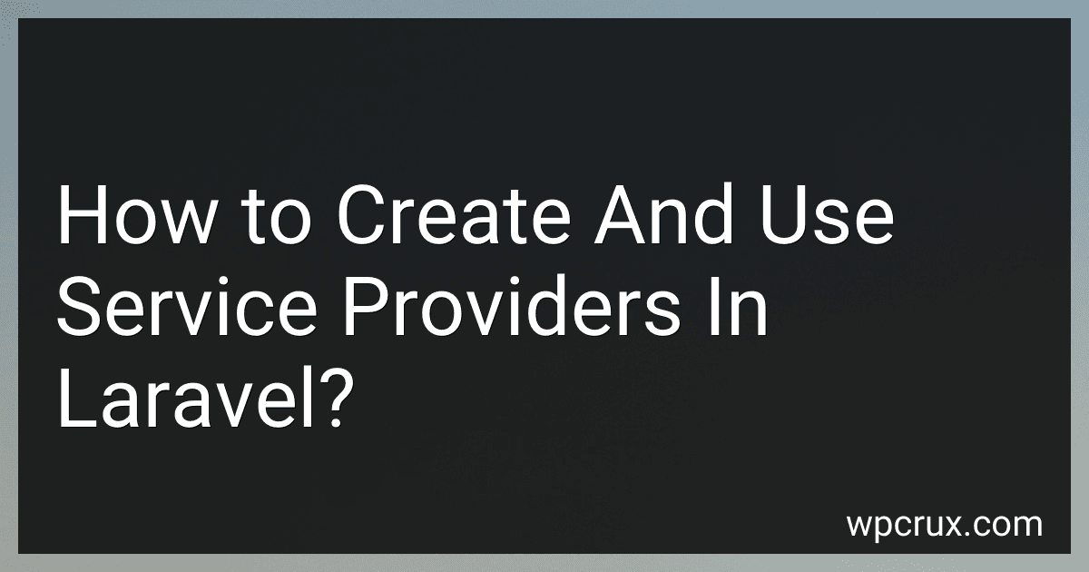 How to Create And Use Service Providers In Laravel? image