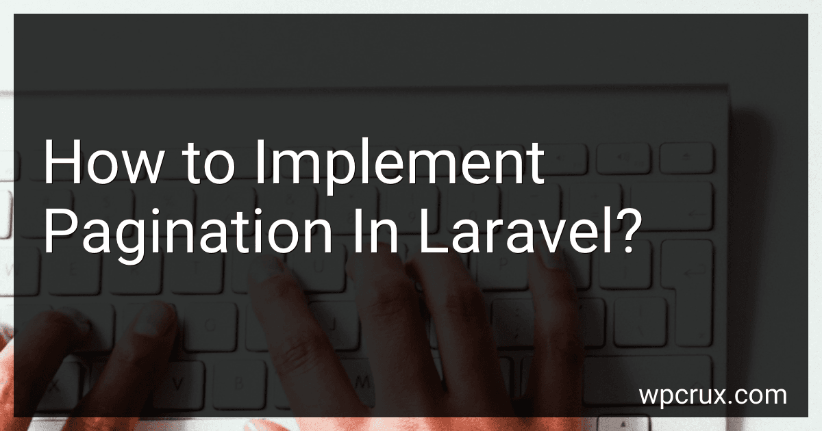 How to Implement Pagination In Laravel? image