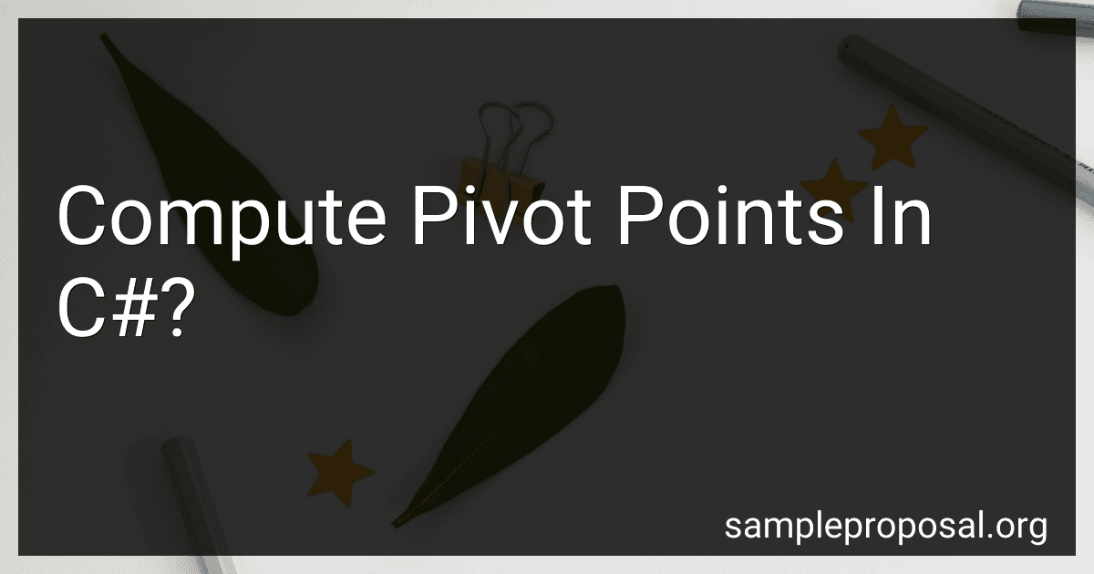 Compute Pivot Points In C#? image
