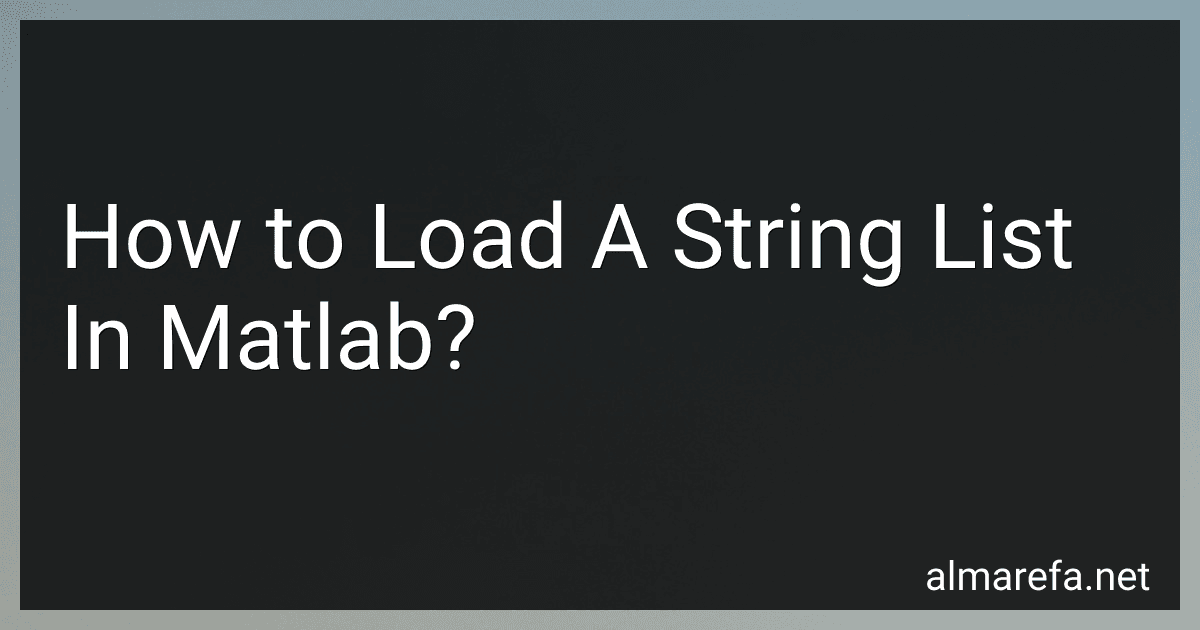 How to Load A String List In Matlab? image