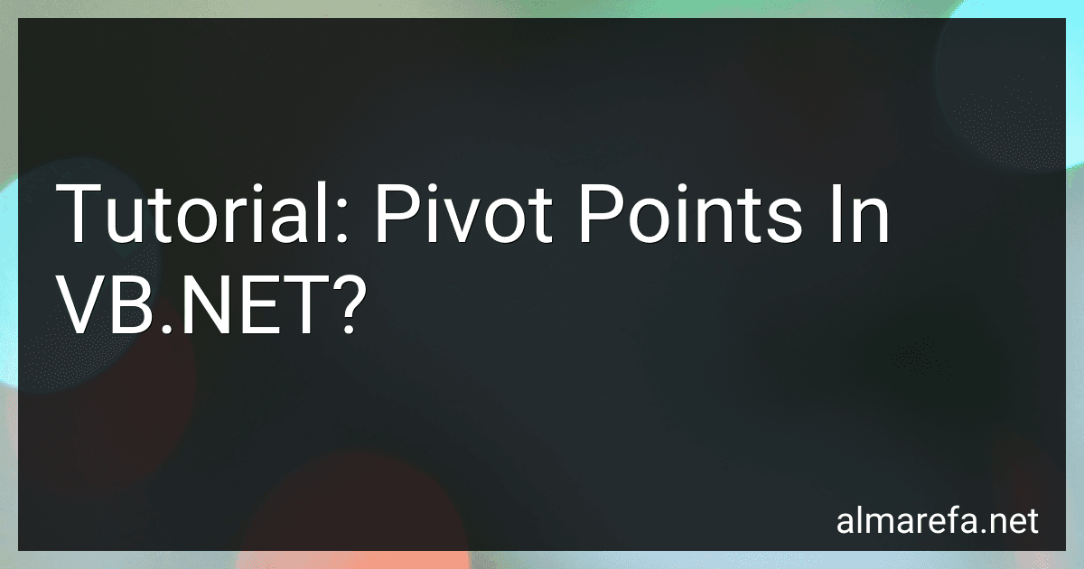 Tutorial: Pivot Points In VB.NET? image