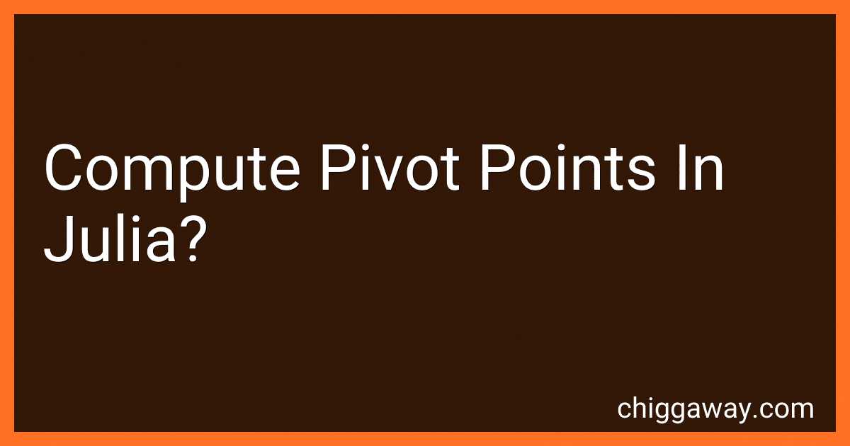 Compute Pivot Points In Julia? preview