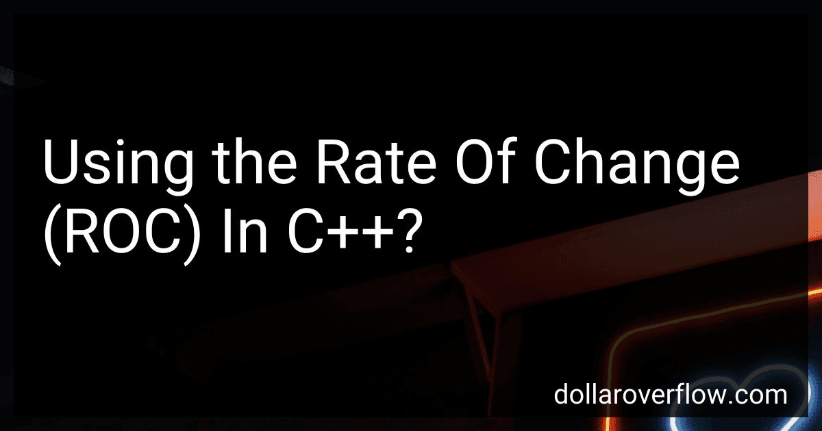 Using the Rate Of Change (ROC) In C++? image