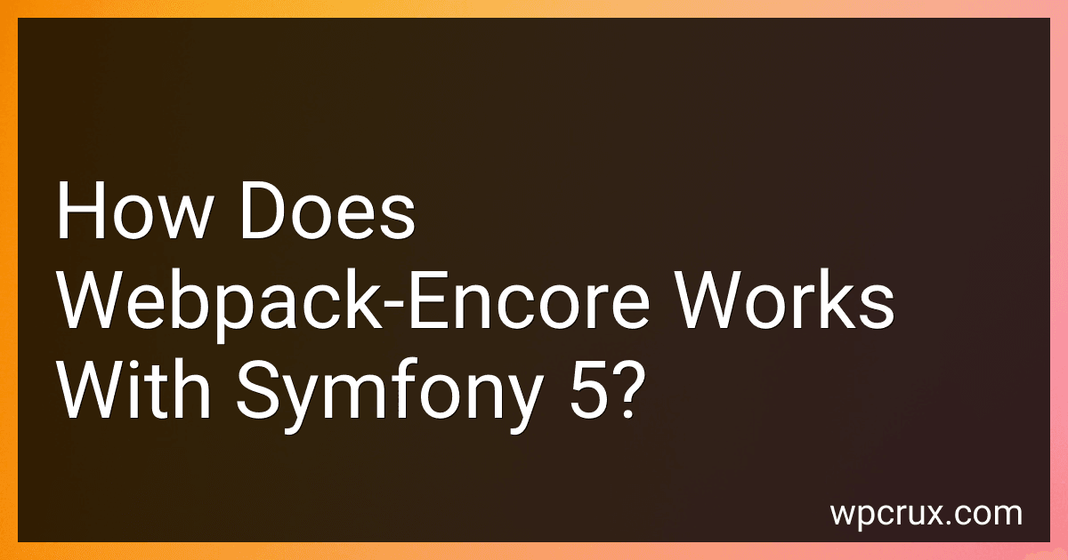 How Does Webpack-Encore Works With Symfony 5? image