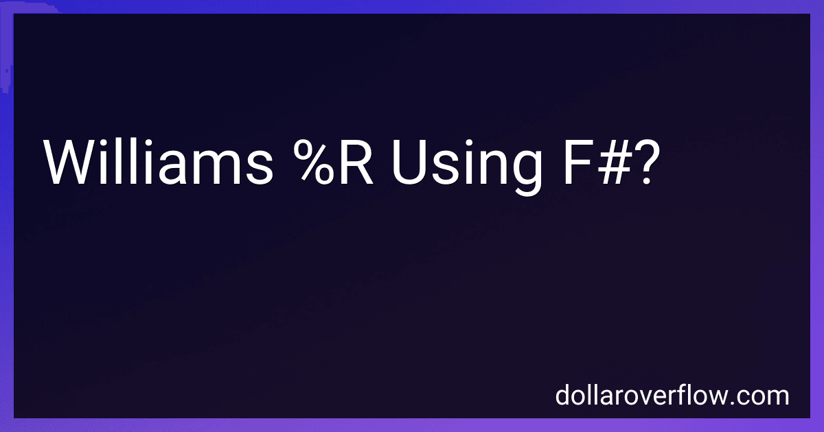 Williams %R Using F#? image