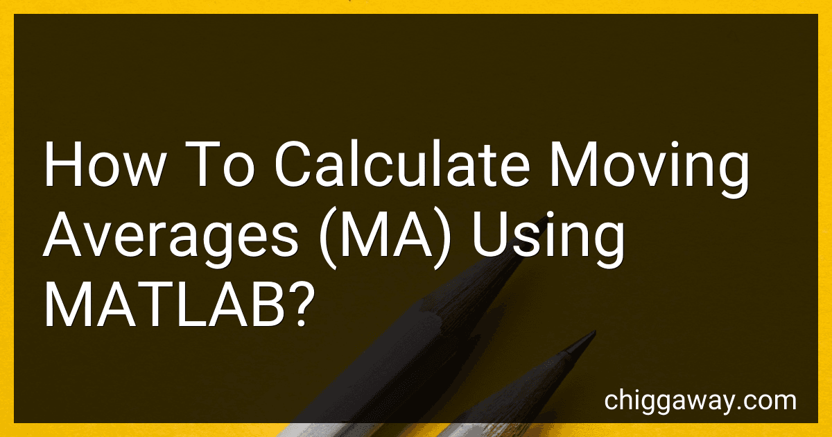 How To Calculate Moving Averages (MA) Using MATLAB? image