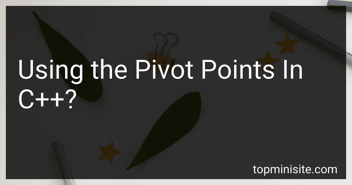 Using the Pivot Points In C++? image