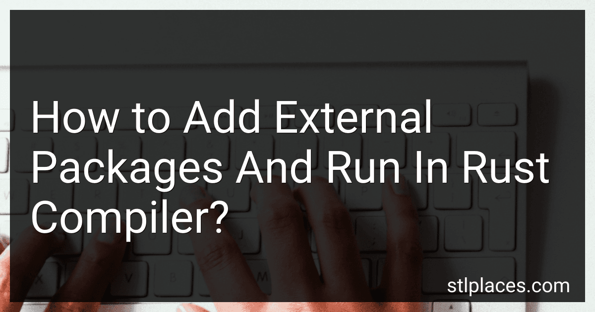 How to Add External Packages And Run In Rust Compiler? image