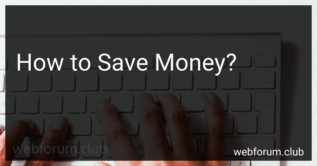 How to Save Money? image