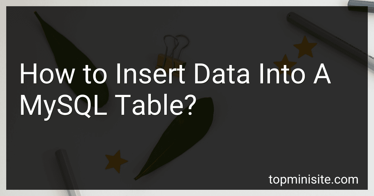 How to Insert Data Into A MySQL Table? image